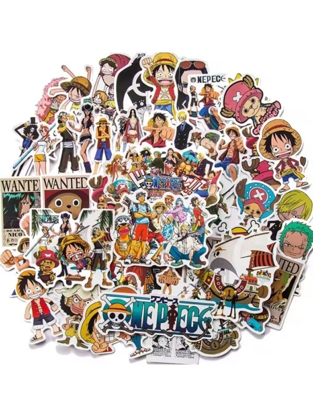 2/$10  22 Piece One Piece Anime Sticker Set